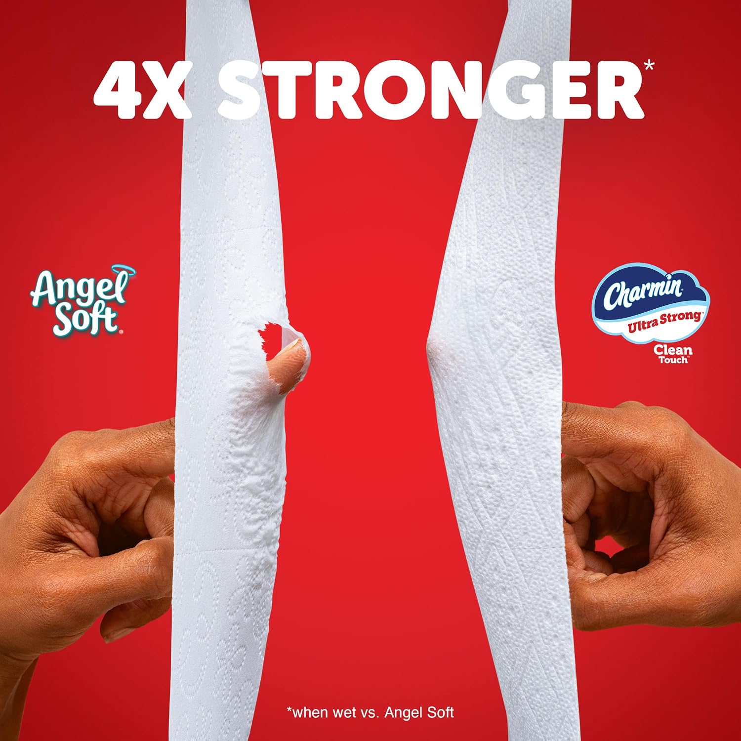 Charmin Ultra Strong Clean Touch Toilet Paper 30 Family Mega Rolls - view 6